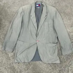 き*様 80s Tommy hilfiger コットンテーラードジャケット　フェ