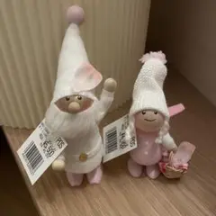 ノルディカ ニッセ さくら / 小さな女の子とホワイトベルトサンタの2体セット