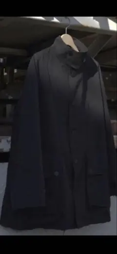 LIDNM MOLESKIN STAND COLLAR COAT