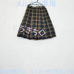 F i.n.t　フィント　 チェック　スカート　Fのサムネイル