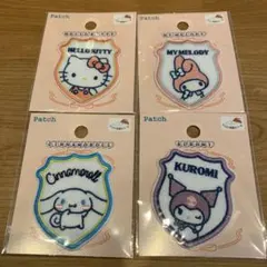 エンブレムワッペン サンリオ 4枚セット セリア