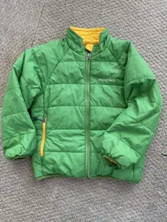 モンベルキッズ　リバーシブル　中綿ダウンジャケット　110