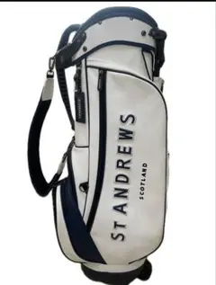 St ANDREWS キャディバッグ ホワイト⭐︎セルフバックイン - メルカリ