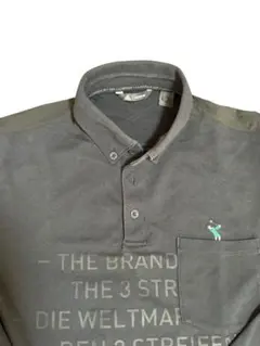 アディクロス 長袖 ポロシャツ ブラック Mアディダス ゴルフ ユニセックス