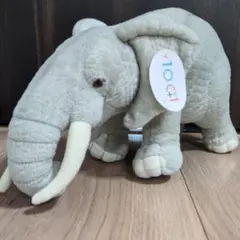 う*も様 またのあつこ 象のぬいぐるみ 中型 グレーと黒 - メルカリ