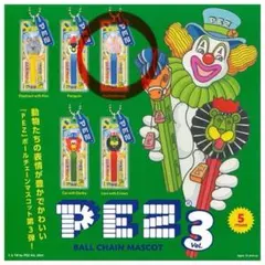 PEZ ボールチェーンマスコット 豚キャラクター