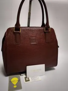 ニナリッチNINA RICCiiブラウンレザー ハンドバッグ