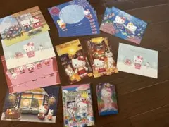 ハローキティ平成レトロポストカード、メモ帳