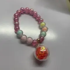 値下げ❤️カラフルビーズブレスレット　キッズ　女の子
