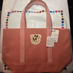 フェイラー　オールドテディ　ワッペントート ピンク　L トートバッグ