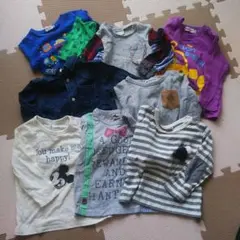 ♪ブランド品含♪男の子90cmトップス8点セット
