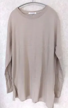 AMERICAN HOLIC 長袖カットソー　トップス　グレーベージュ