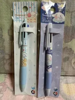 シナモロール　３色ボールペン　２種類セット　サンリオ　ボールペン