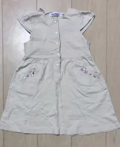 familia ベージュ ジャンバースカート