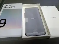 OPPO reno9a 黒 美品 オマケに付き