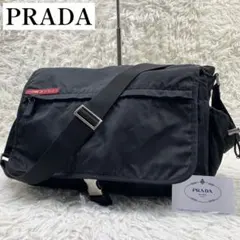 【✨極美品✨】プラダスポーツ メッセンジャーバッグ ナイロン ブラック