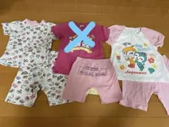 アンパンマン　ピンク　パジャマ　ドキンちゃん　コキンちゃん　夏　半袖