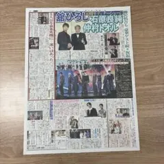 新聞記事 舘ひろし、&TEAM ＊デイリースポーツ2026年9月22日号