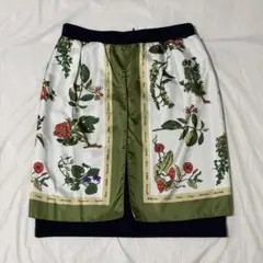 BEARDSLEY ビアズリー　花柄プリント　スカーフ風レイヤード スカートのサムネイル