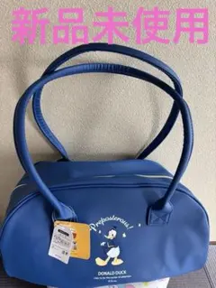 ディズニードナルドダック ボストンバック　青