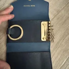 MICHAEL KORS ブルー キーケース