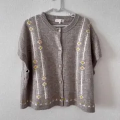 LOGOS DAYS ニットベスト　カーディガン　M