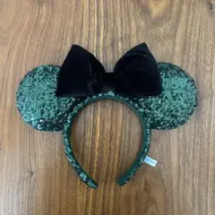 東京ディズニーリゾート カチューシャ スパンコール グリーンのサムネイル