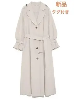 新品　ミラオーウェン　ボリューム袖 トレンチコート