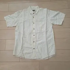 JOSEPH ABBOUD 半袖シャツ ストライプ柄 LLサイズのサムネイル