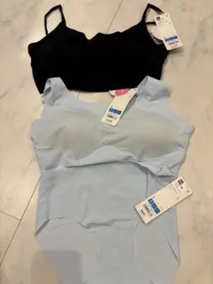 GU 下着 ガールズ　 ノンワイヤー　 キャミソール　 ブラタンク ショーツ