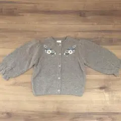 【新品】Monbebe 刺繍カーディガン　M