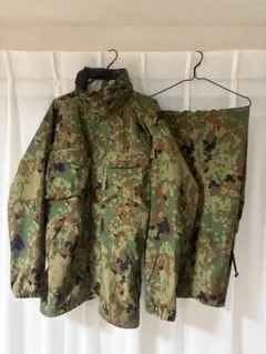 モンベルゴアテックス カモワッチレインスーツ Lサイズ 自衛隊迷彩ゴア