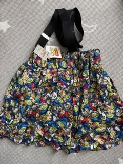 トイ・ストーリー サスペンダー付きスカート Mサイズ　Avail 総柄　ピクサー