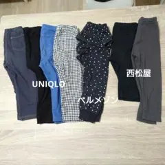 女の子　パンツ 7点セット まとめ売り　UNIQLO　ベルメゾン　西松屋