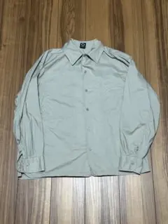 【美品】ワークマン 綿100% ワークシャツ Lサイズ グレージュ