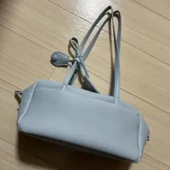 ライトブルー ミニボストンバッグ
