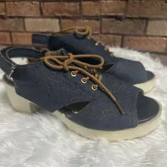 nuovo Girl Hawkins サンダル 22cm キッズ 女の子 ヒール