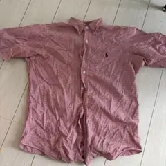 ラルフローレン 赤チェック シャツ L