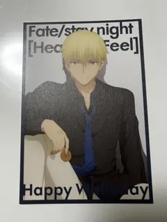 Fate/stay night Blu-ray でかポストカード ギルガメッシュ - メルカリ
