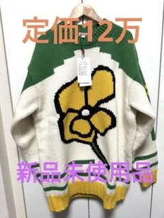 KENZO 新品未使用 花柄ニット Mサイズのサムネイル
