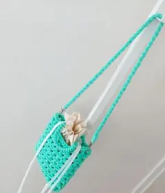 Ｔシャツヤーンミニショルダーバッグ(メロン）