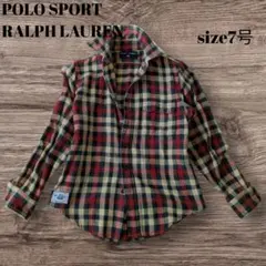 ポロスポーツ ラルフローレン✨️ヘビーネルシャツ チェックシャツ マルチカラー