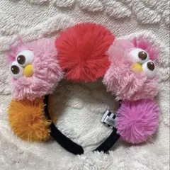 USJ セサミストリート モッピー ポンポンカチューシャ ユニバ