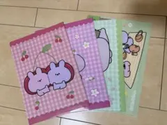 【非売品！！4枚セット！！ファミマ限定！！】あさみみちゃんクリアファイル