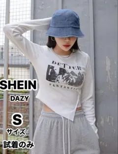SHEIN 長袖Tシャツ Sサイズ グラフィックプリント