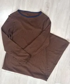 バックオープンボーダーマキシワンピース