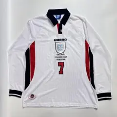 UMBRO イングランド 1998ワールドカップ ユニフォーム ベッカム XL