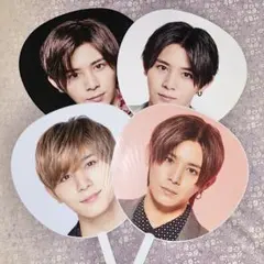 Hey! Say! JUMP 山田涼介くん うちわ 4枚セット うちわケース付き