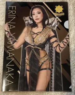 女子プロレス マリーゴールド Sシート特典 山中絵里奈 クリアファイル