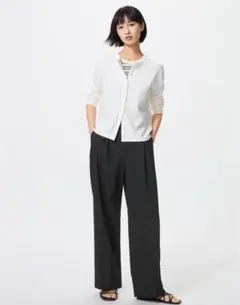 UNIQLO ユニクロ タックワイドパンツ M